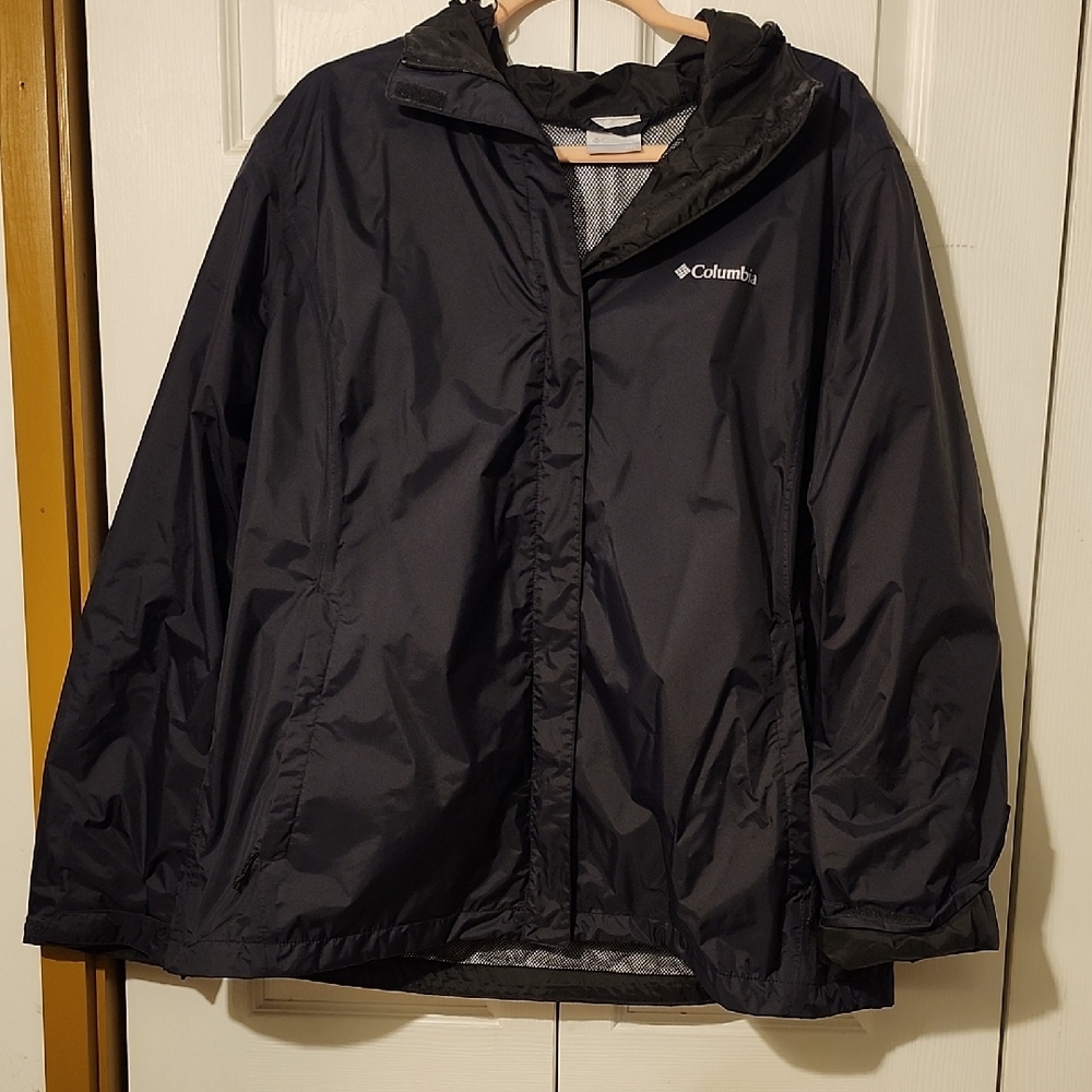 Columbia Dark Gray Rain Jacket